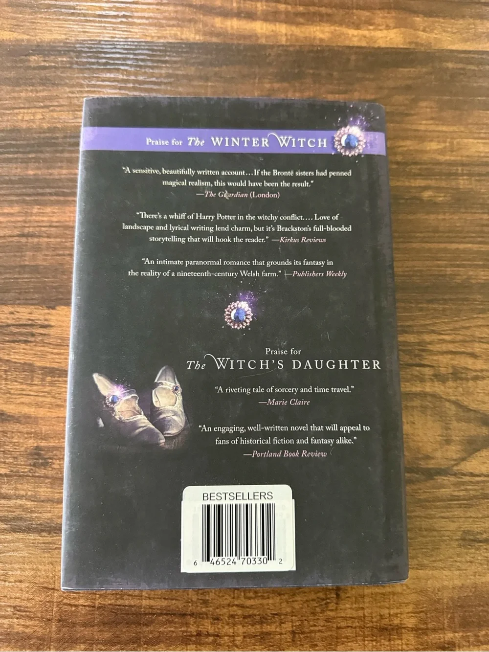Paula Brackston - The Midnight Witch (Hardcover) - Black & Purple Cover